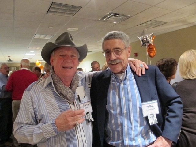 Steve Kline and Mike Johnston; photo by Steve Klines guest, Shannon Bielke